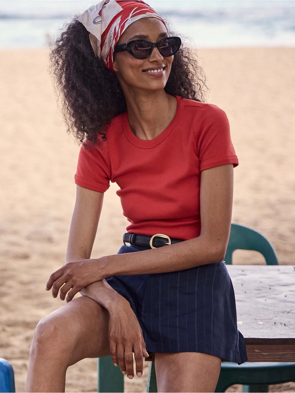 DOEN Scarlet Vivi Tee S